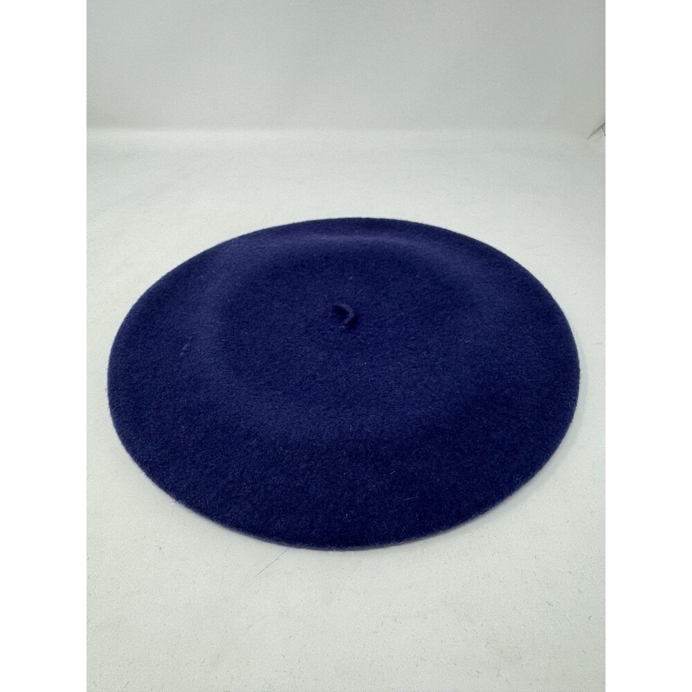 Vintage Kangol Blue 100% Wool Beret Hat Made in Cleator Cumberland England Cap